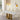 71" Contemporary Sintered Stone Dining Table with Gold U-shape Pedestal Base