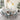 71" Pandora Sintered Stone Dining Table set with Cone-shape Champagne and Blue Pedestal Base - 6 Chairs & 1 Table