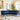 80" Blue Deep-Button Tufted Chesterfield L-shaped Sofa