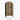 A dimension Image of our American Style Retro Solid Wood Arch 2-Glass Doors Bookcase