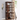 Antique Wine Display Cabinet with Glass Doors