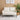 Beige Linen Loveseat Sofa with Metal Legs
