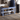 Blue Oxford Mudroom Bench with Shelves
