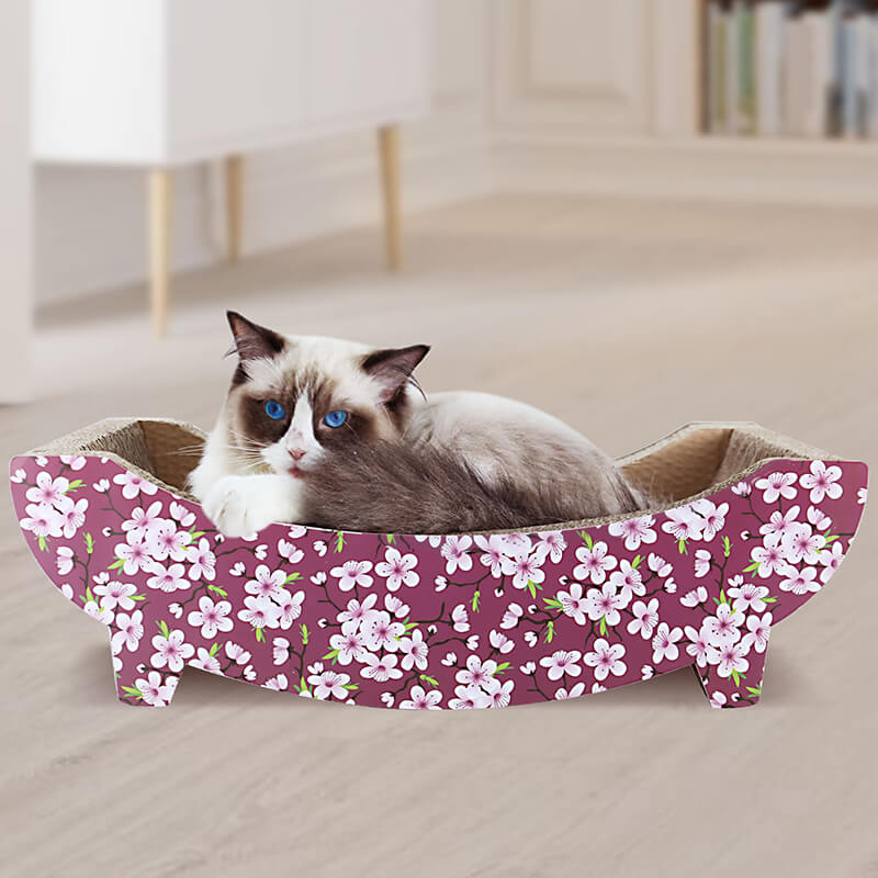 Cat Scratcher Scratch Pad Lounge Bed Cardboard Cats post for scratches Thickened Standing Scratching Board for Indoor Cat Kitty Kitten Cat Scratcher Scratch Pad Lounge Bed Cardboard Cats post for scratches Thickened Standing Scratching Board for Indoor Cat Kitty Kitten