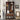 Brown Hall Tree Entryway Storage Bench with Coat Hanger