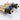 Brushed Gold Centerset 2-handle Swivel Spout Bathroom Faucet with Drain Assembly