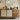 Cane Credenza with Drawers & Rattan Doors