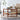 Circular Teak Glass Rattan Double-Layer Coffee Table