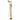 Classic Brushed Gold Freestanding Clawfoot Bathtub Filler Faucet with Rotate Handheld Shower