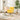 Contemporary Yellow Velvet High-Back Upholstered Swivel Accent Chair - 22" x 27.36"