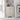Corner White Marble Triangle Bathroom Cabinet with Doors