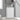 Corner White Triangle Bathroom Cabinet with Adjustable Shelves