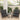 3 Pieces Wicker Patio Set Image. 3 Pieces Patio Set with Cushion and Round Glass-Top Side Table in an outdoor setting.