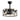 a farmhouse caged ceiling fan image, in a white background