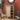Faux Rattan Wine Bar Cabinet with 5 Shelves