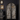 Fluted Armoire Wardrobe Closet with 2 Doors