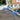 Foldable 3 Pieces Patio Bistro Metal Chair & Table Set in Blue
