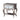 French Country Nightstand Image. An antique champagne wood nightstand with single drawer and open shelf