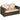 Beige Outdoor Wicker Loveseat