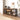 a metal tv stand image, with 2 mesh doors to showcase your decorative pieces