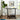 Industrial Marble & Walnut Serving Bar Cart