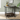 Industrial Marble & Walnut Serving Bar Cart