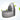 Kid Gray Beanbag Chair with Shark Shape Fabric and Foam