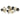 Minimalist 3D Metal Wall Accent in Gold
