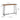 narrow wooden entryway table