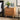 Mid Century Modern Nightstand Image. A 2-Drawer Nightstand with Ultramodern Gallery Top with mid century modern design by the bed side.