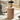 Round Fluted Side Table Image. Mid Century Modern side table in Oak Finish in a living space.