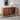 Mid-Century Modern Large Wooden Shoe Cabinet with 3 Doors