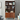 Mid-Century Modern Standing Bookshelf with Doors