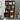 Mid-Century Modern Standing Bookshelf with Doors