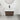 Minimalist 24" Dark Walnut Floating Bathroom Vanity with 2 Doors