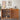 simple wooden shoe sideboard