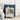 a mirrored nightstand image, featuring two drawers in crystal clear glass