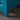 Legs of the blue cabinet