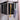 Modern Black and White 3-Tier Laundry Hamper with Top Shelf, 4 Laundry Bags & 3 Hooks