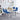 Modern Blue Velvet Dining Chair 4Pcs