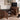 Modern Dark-Brown Upholstered Shoe Bench