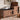 Modern Dark-Brown Upholstered Shoe Bench