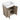 Modern Freestanding 24" White Oak Bathroom Vanity