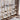 Modern Freestanding Stainless Steel Bookshelf - Set of 2