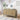Modern Natural 4-Door Cabinet with Rattan Decorative Doors with Adjustable Shelves