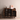 Modern Walnut Wooden Shoe Cabinet with Reeded Doors