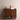 Modern Walnut Wooden Shoe Cabinet with Reeded Doors