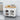 White Kitchen Island with 4 Doors, 2 Drawers, Spice Rack, & Towel Rack - Charmydecor
