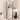 Modern White Triangle Corner Cabinet