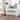 Modern Wood Computer Writing Desk with 4 Drawers - White